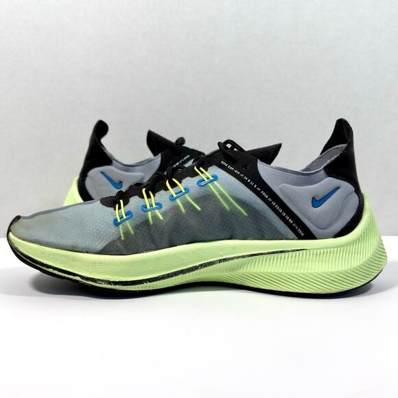 Nike EXP-X14 Glacier Grey Blue Volt Light Weight Running Active Gym Womens 10 - Picture 4 of 7